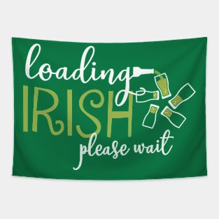 Loading Irish Please Wait Tapestry