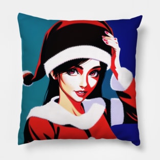 Santa Girl Pillow