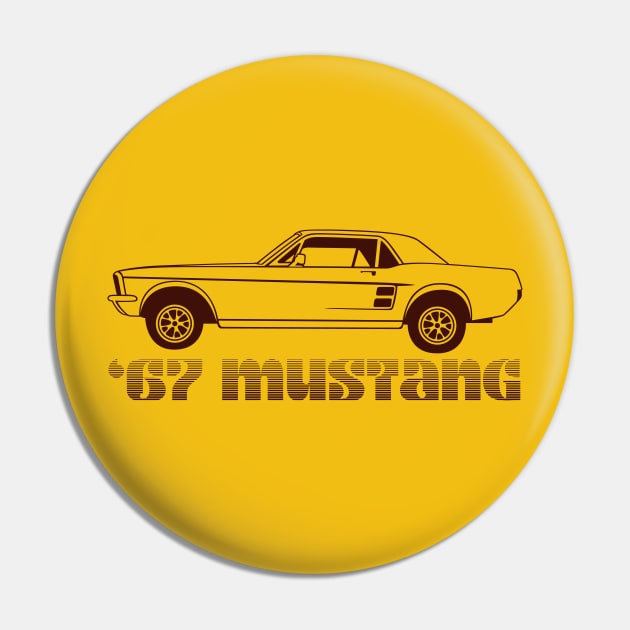 Mustang Pin by DaisyJamesGA