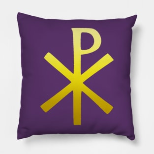 Roman Empire Chi Rho Symbol T-shirt Pillow