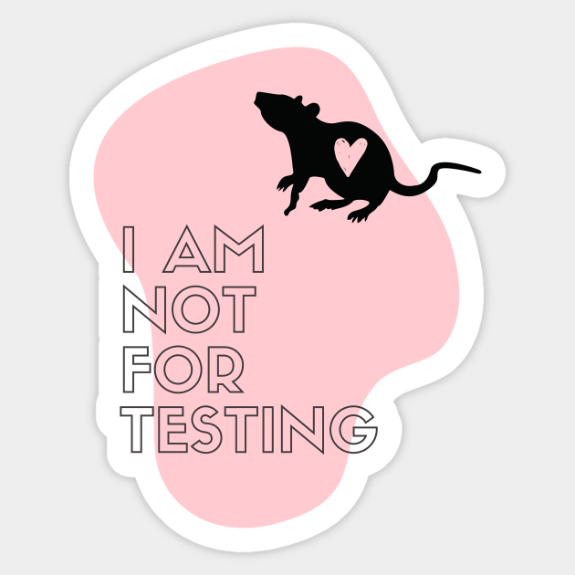 Stop Animal Testing Cruelty Free - I love rats - Animal Testing - Sticker | TeePublic Stop Animal Testing Cruelty Free - I love rats - Animal Testing - Sticker | TeePublic