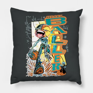 Street Baller Basketball Player Pillow