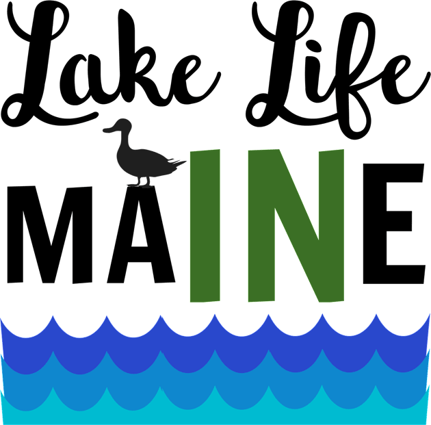 Lake Life in Maine Kids T-Shirt by spiffy_design
