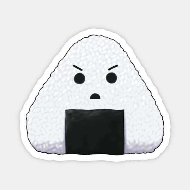 Onigiri 2 Magnet by Art_of_Rob