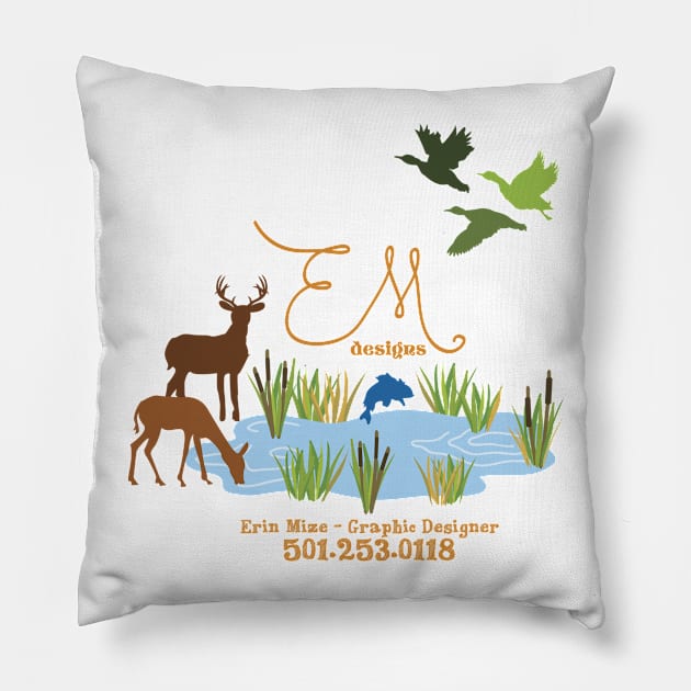 Erin Mize Designs Great Outdoors Pillow by erinmizedesigns