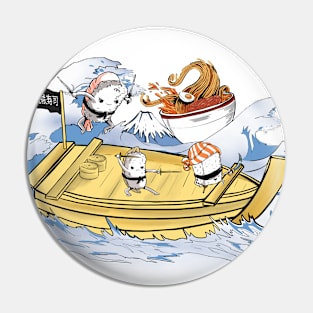 Sushi pirates Pin