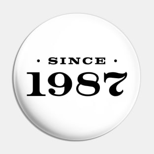 1987 Pin