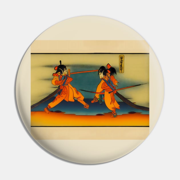 Siamese Fighters Pin by PictureNZ