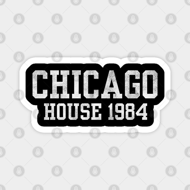 Chicago House 1984 Magnet by Stylecombinator