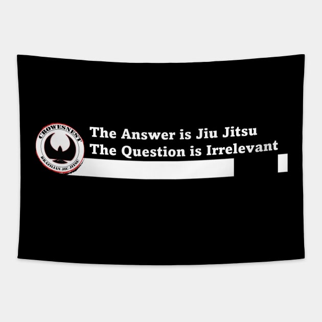 White Belt Tapestry by CRowesNest BJJ