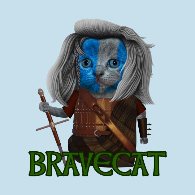 Disover Bravecat - Funny - T-Shirt