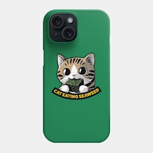 Intense Gaze Cat - Seaweed Snack Meme Phone Case