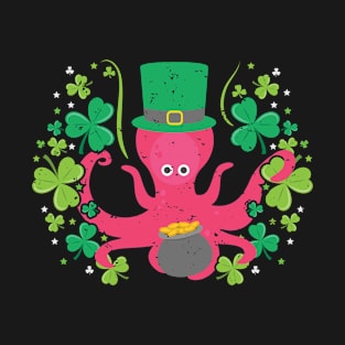 Octopus St Patricks Day T-Shirt