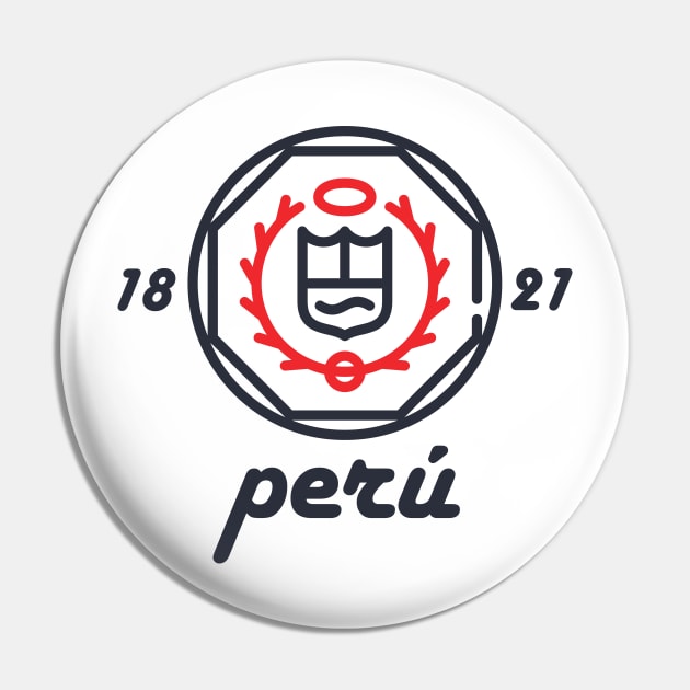 Peruvian Shield Pin by By_Russso