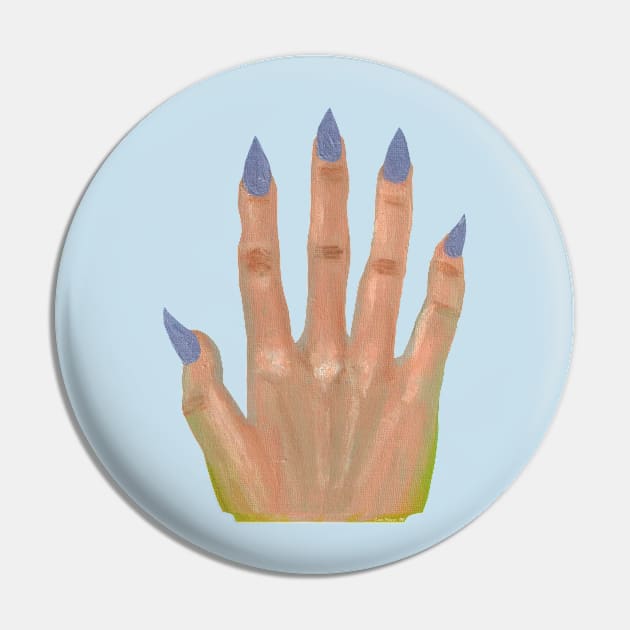 Hand - nail art painting Pin by beeauntsay