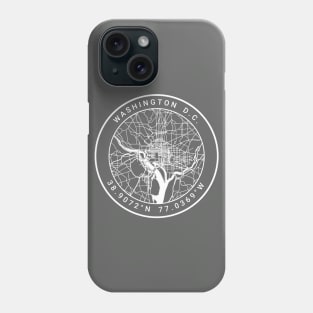 Washington, D.C. Map Phone Case