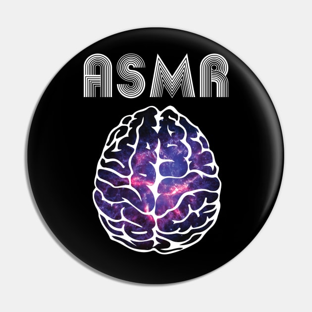 The ASMR Brain Tingles Galaxy Nebula Pin by alltheprints