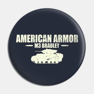 M3 Bradley (distressed) Pin