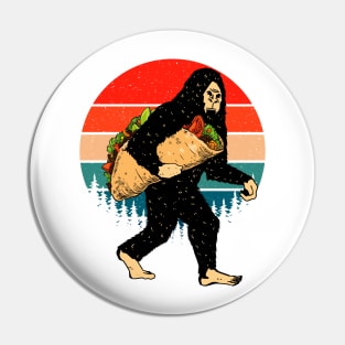 Bigfoot Taco Pin