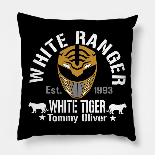 The 7th ranger Pillow by carloj1956