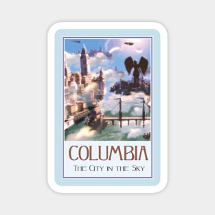 Columbia Travel Poster Magnet