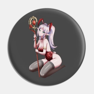 Frieren on bunnysuit Pin