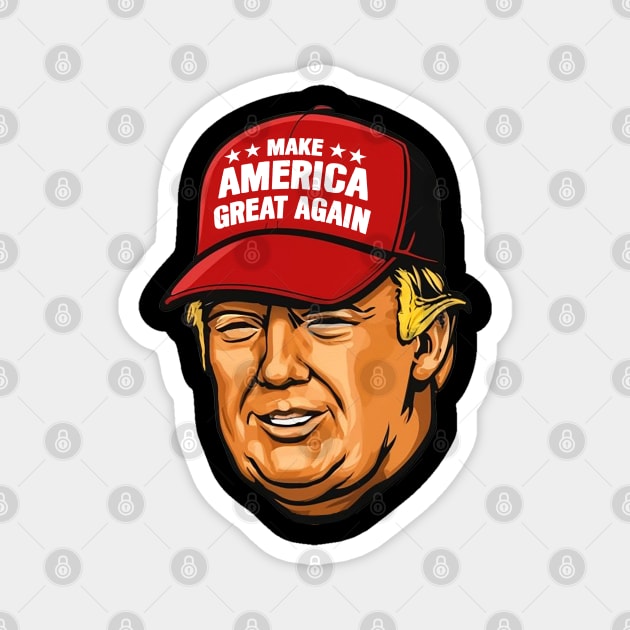Make America Great Again Trump Magnet by Plushism