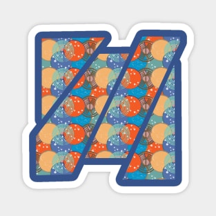 Water Polo Pattern Magnet