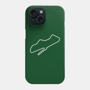 Donington Park [outline] Phone Case