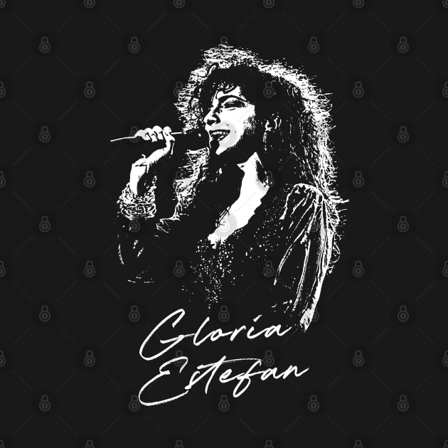 Gloria Estefan // Retro 80s Fan Design by DankFutura