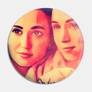 WayHaught portrait Pin