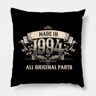 Retro Vintage Made In 1994 All Original Parts Pillow