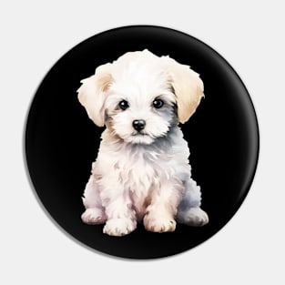 Puppy Bichon Frise Pin