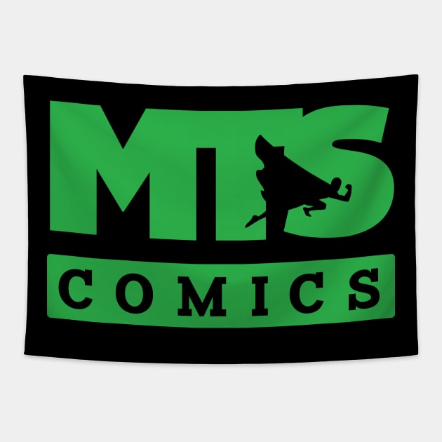 MTS Green Logo Tapestry by MTS Comics