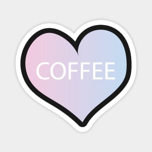 Coffee Sticker- Heart- Coffee Lover Magnet