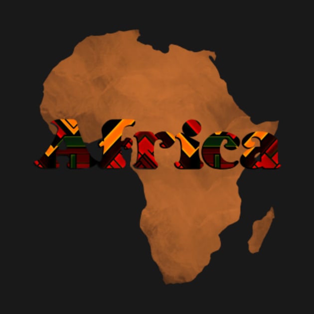 Africa series: Kente lettering by cecilestees