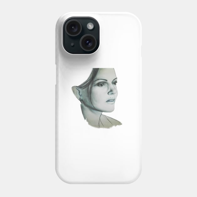 Lana Parrilla #2 Phone Case by incloudines