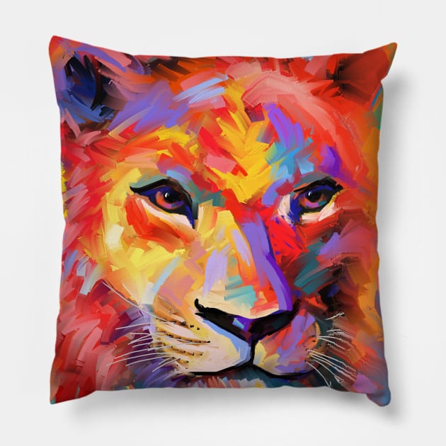 Lioness Pillow by mailsoncello