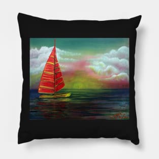 Sail The Horizon Pillow