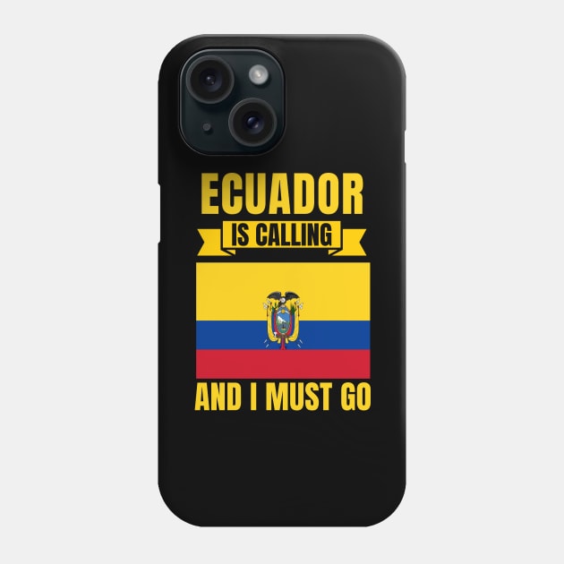 Ecuador Phone Case by footballomatic