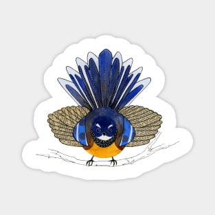 Fantail bird Magnet