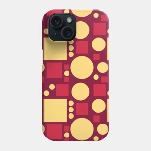 Square and Circle Seamless Pattern 009#002 Phone Case