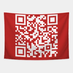 Fuck-You-QR-Code Tapestry