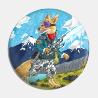 Culpeo Fox Adventurer Pin