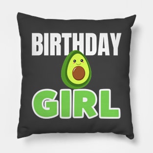 AVOCADO BIRTHDAY GIRL Pillow