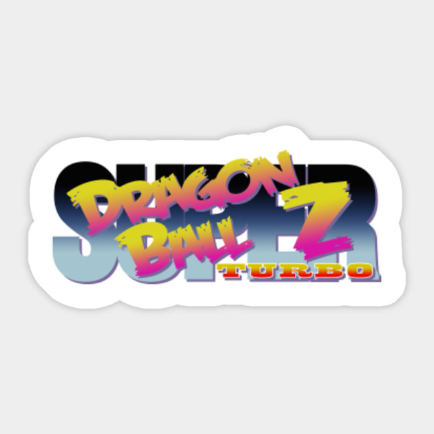 Super Dragon Ball Z Turbo Goku Naklejka Teepublic Pl
