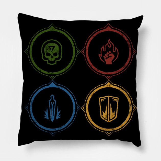 Outriders Class Icons Pillow by StebopDesigns