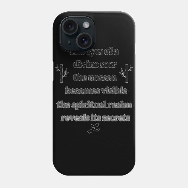 Divine Feminine Seer Spiritual Magick Phone Case by Angelic Gangster