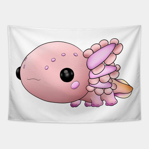 Axolotl Tapestry by Smoky Lemon