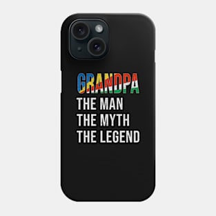 Grand Father Seychellois Grandpa The Man The Myth The Legend - Gift for Seychellois Dad With Roots From  Seychelles Phone Case